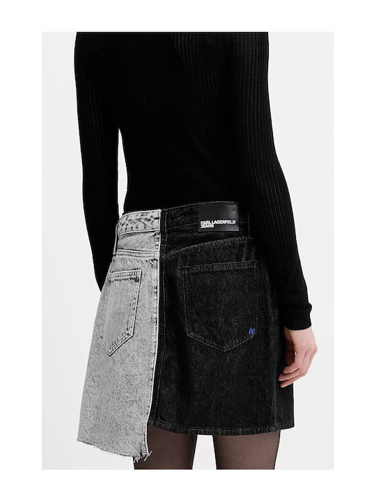 Mini Skirt Washed Black