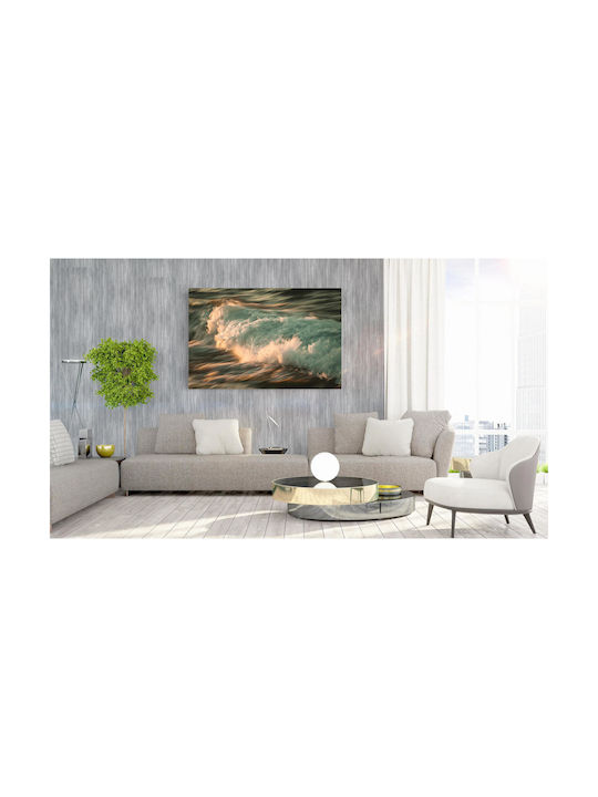 Panou Dynamic Ocean Waves At Sunset Dinamice Valuri Oceanice La Apus 150x100