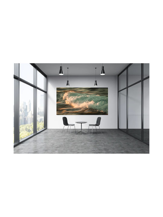 Panou Dynamic Ocean Waves At Sunset Dinamice Valuri Oceanice La Apus 150x100