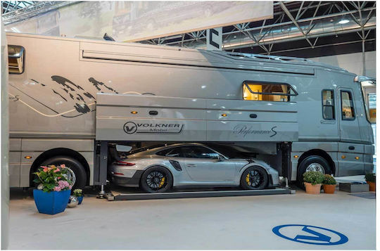 Πίνακας Luxury Motorhome Sports Car Πολυτελές Αυτοκινούμενο Σπορ Αυτοκίνητο 100x70