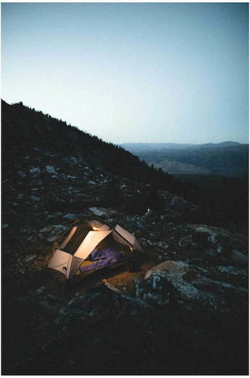 iLovePrints Camping Unter Sternen Gemälde Kambing Kato Asteria 70x100