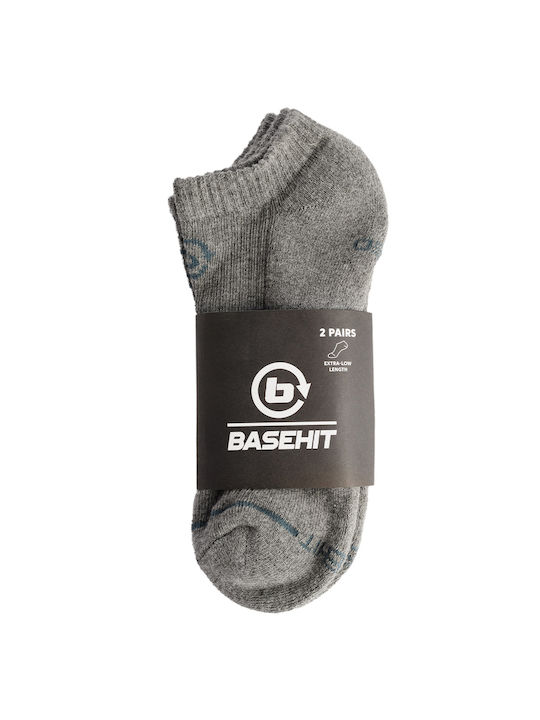 Basehit Șosete Gri 2Pachet