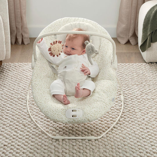 Mamas & Papas Baby Bouncer Born To Be Wild with Music for Child up to 2.3kg