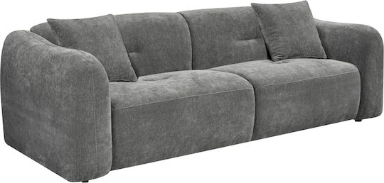 Junoa Dreisitzer Sofa Grau 228x89x74cm
