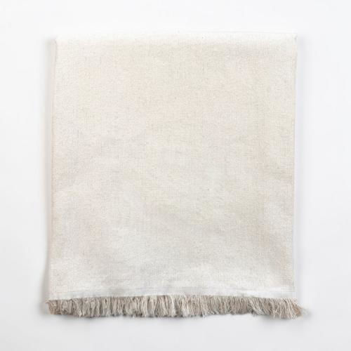 Linea Home Val Throw Ecru