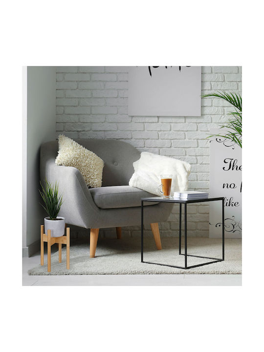 Relaxdays Σετ 3 Γλάστρες Bamboo Μπεζ