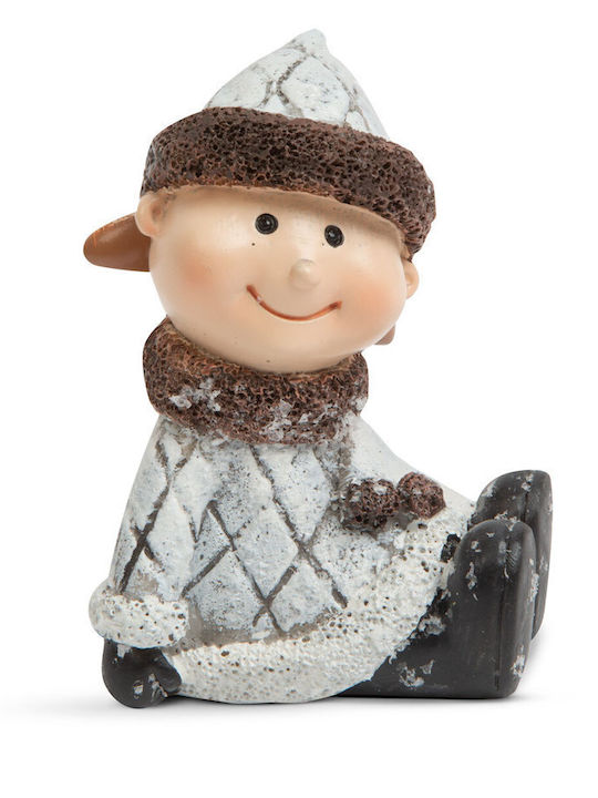 Figurină Decorativă De Crăciun Din Ceramică 8 Cm