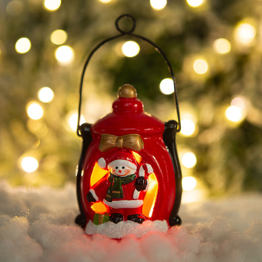 Felinar Led Figurine De Crăciun Model Moș Crăciun Om De Zăpadă Lumină Caldă 7.5x11.5cm
