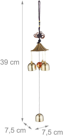 Relaxdays Decorațiune Chimes De Vânt Pentru Grădină Metalic 39x7.5x7.5cm 10044677