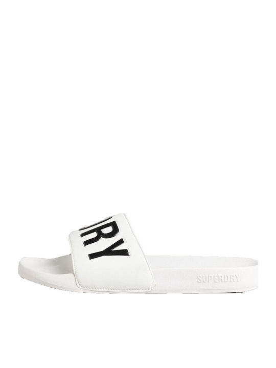 Superdry D4 Sdry Core Vegan Pool Slide Слайдове Бели