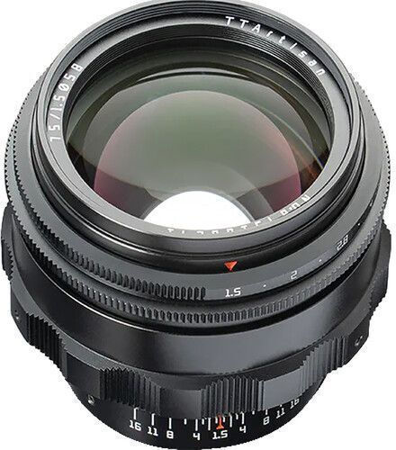 TTArtisan Full Frame Camera Lens 75mm f/1.5 Standard for Leica M42 Mount Black