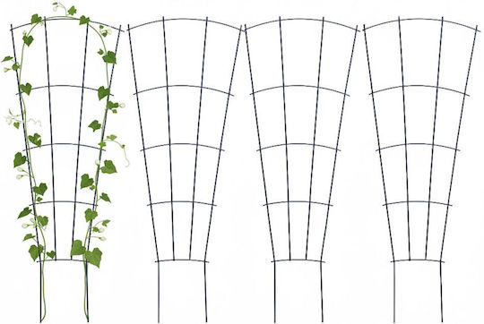 Relaxdays Suport Metalic Negru Pentru Plante 82x31cm