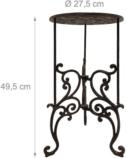 Relaxdays Suport Pentru Plante Gri 58x50x50 cm