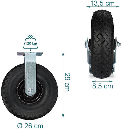 Relaxdays Pneumatic Wheel 290mm