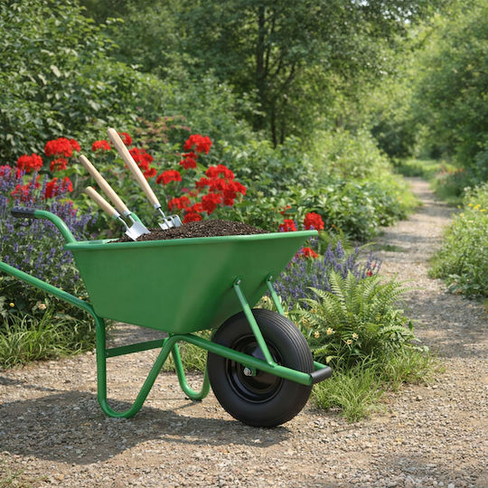 Relaxdays Rubber Wheel 390x100mm