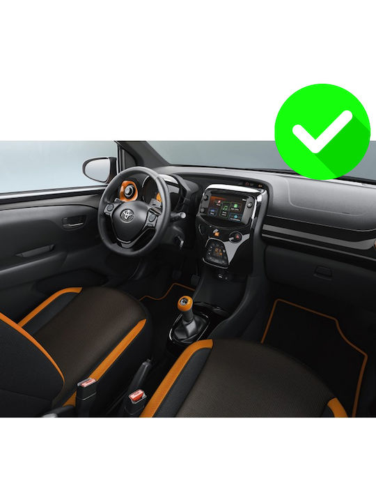 Carmedia Car Audio System for Peugeot 108 Toyota Aygo Citroen C1 2014 (Bluetooth/USB/WiFi/GPS/Apple-Carplay/Android-Auto) with Touch Screen 12.3"