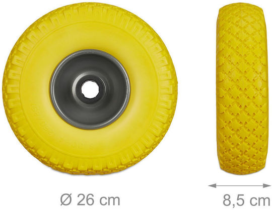 Set 2 Ρόδα Πολυουρεθάνης 260x85mm