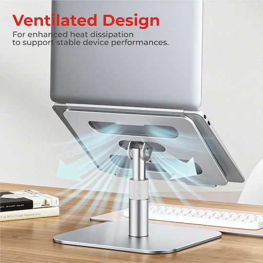 Lumivida Stand for Laptop up to 15" Silver LPS03-19