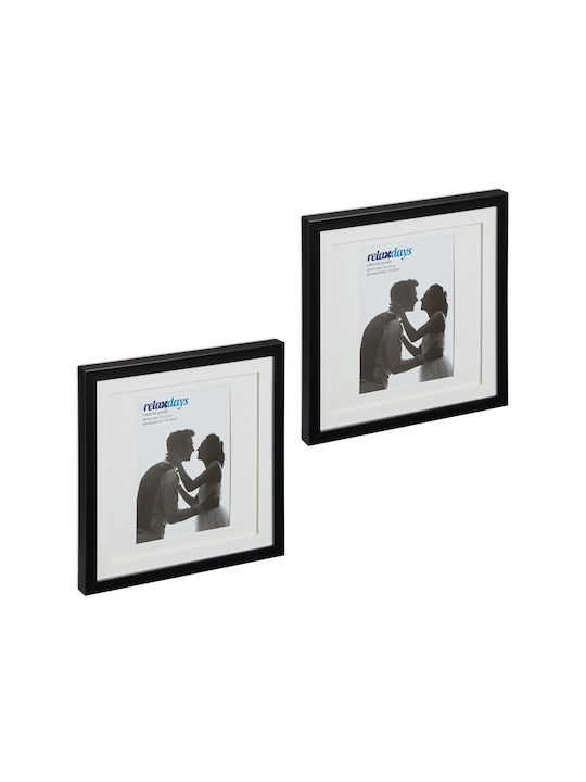 Relaxdays Wandmontage Kunststoff Fotorahmen 2 Stück (Verschiedene Farben)
