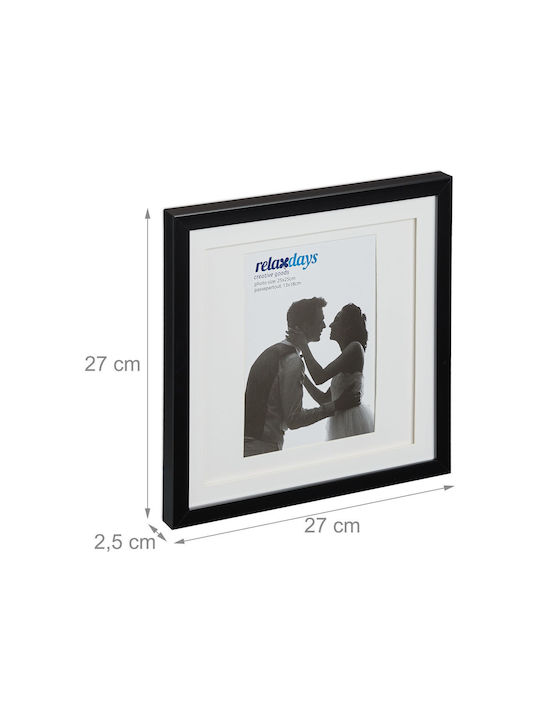 Relaxdays Wandmontage Kunststoff Fotorahmen 2 Stück (Verschiedene Farben)