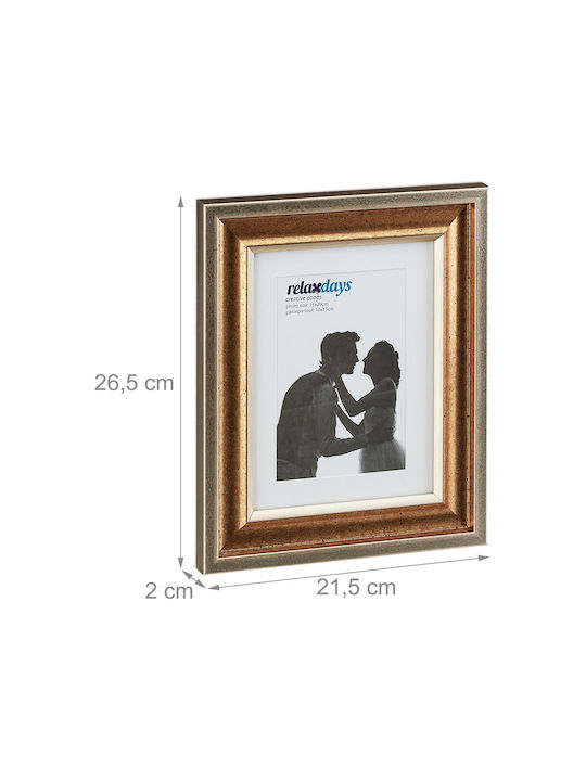 Relaxdays Wandmontage Kunststoff Fotorahmen 2 Stück (Verschiedene Farben)