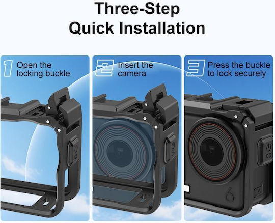 Puluz Plastic Case Dji Osmo Action 6 Black