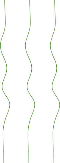 Kadax Spiral Plant Stake Green 75 Cm 3 Pcs
