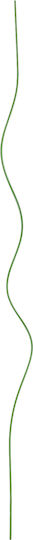 Kadax Spiral Plant Stake Green 75 Cm 3 Pcs