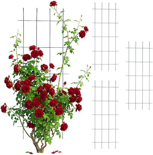 Relaxdays Set Suport Pentru Plante Cățătoare Metal Negru 115x45x0.5 Cm