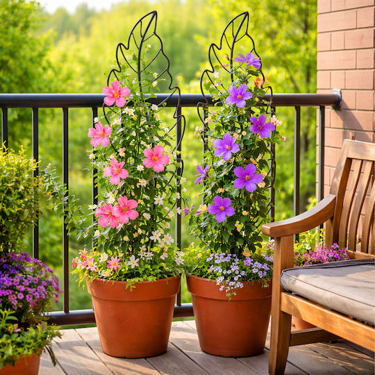 Set Suport Plante Relaxdays Maro 100x1x30 Cm