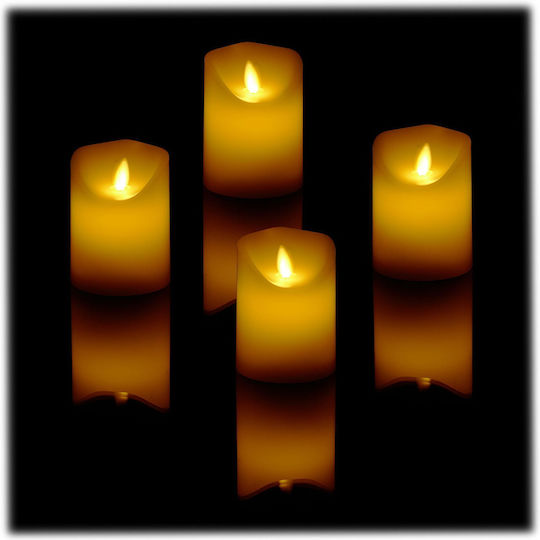 Relaxdays Φωτιστικό LED Κερί 4τμχ