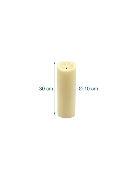 Relaxdays Lămpi Decorative Pentru Masă LED Lumânare 30x10cm