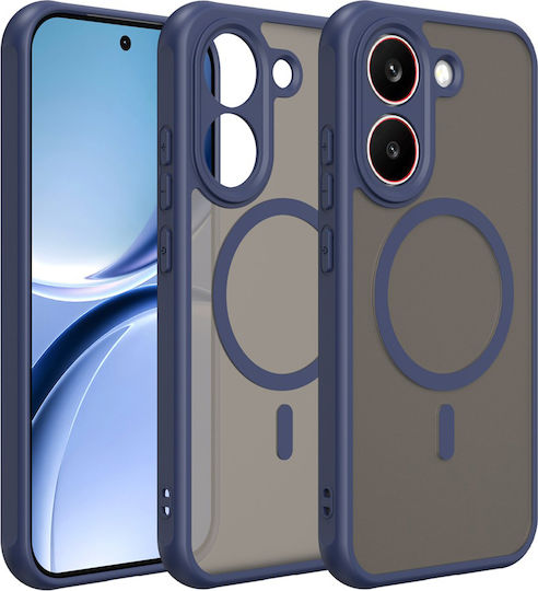 Techsuit Halofrost Ii Umschlag Rückseite Kunststoff Marineblau Poco X8 Pro