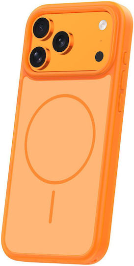 Husă Subțire Cadru Mag Iphone 17 Pro Max 6 9 Portocalie Orange