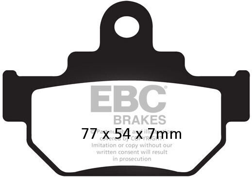 EBC Motorradbremsbeläge Vorderseite für Triumph Trophäe Yamaha E-Commerce-Website