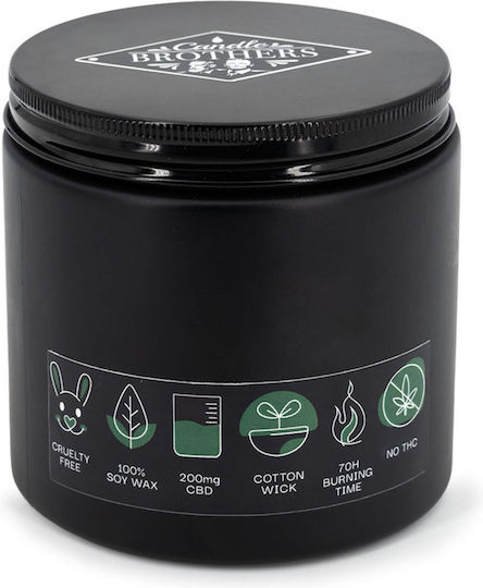 Relaxdays Aromatisches Soja-Kerze Braune 350g