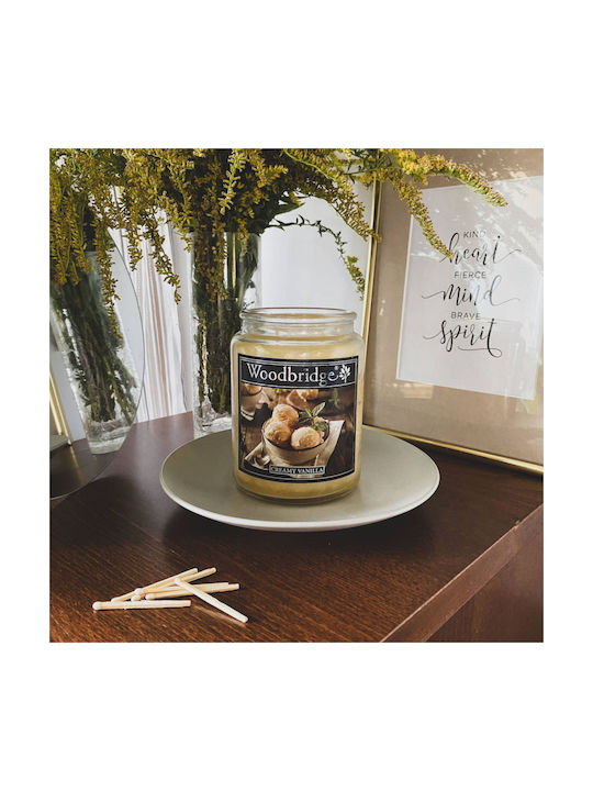 Relaxdays Aromatisches Kerze Gelbe 17x10cm