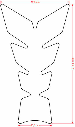 One Design Klebender Tankschutz Mehrfarbig