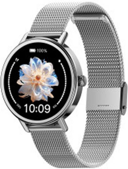 BlackView X30 46mm Smartwatch mit Herzfrequenzsensor (Silber)