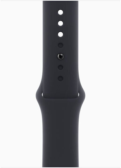 Apple Watch SE 2023 Cellular Алуминий 44mm Водоустойчив с eSIM и Пулсомер (Midnight с Midnight Sport Band - M/L)