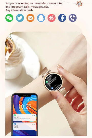 Microwear AK73 Smartwatch with Heart Rate Monitor Silver