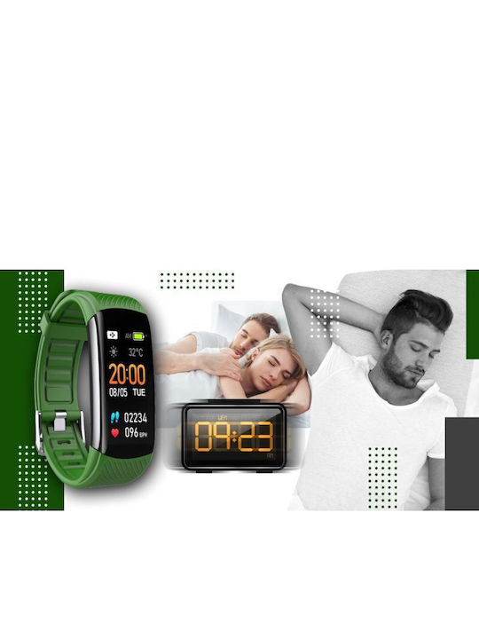 Giewont Gw200-5 Black Green Smartwatch 2 Straps
