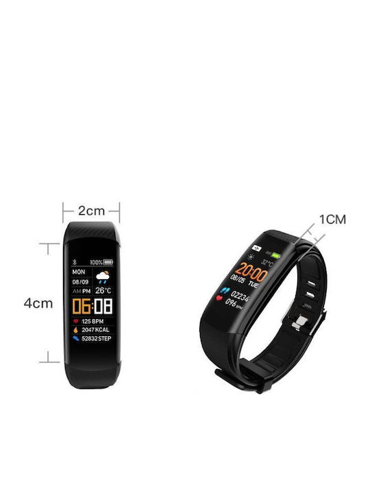 Giewont Gw200-5 Black Green Smartwatch 2 Straps
