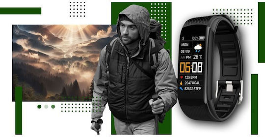 Giewont Gw200-5 Smartwatch Negru Verde 2 Curele