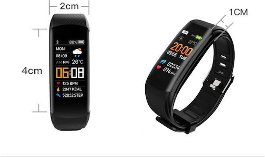 Giewont Gw200-1 Черно-червен Смартчасовник 2 Каишки