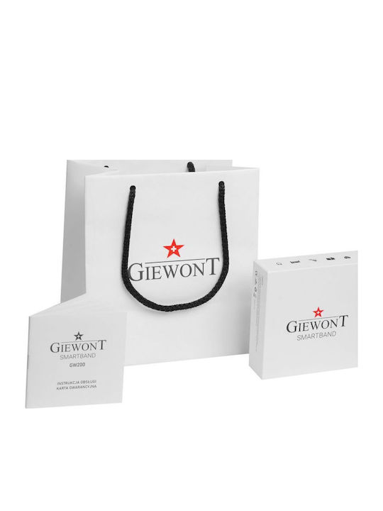 Giewont Gw200-7 Black Blue Smartwatch 2 Straps