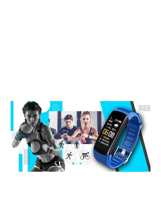 Giewont Gw200-7 Black Blue Smartwatch 2 Straps