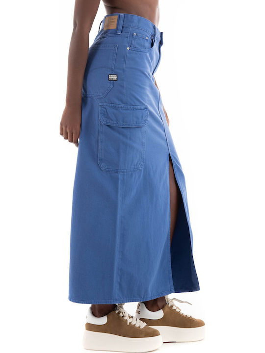 Viktoria Maxi Skirt Blue