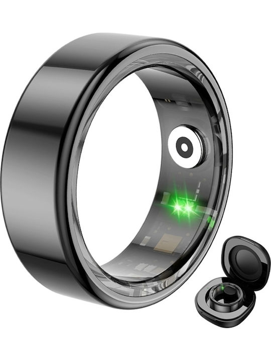Colmi R02 Smart Ring 19.8mm με Παλμογράφο Μαύρο