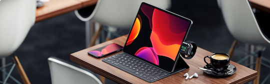 Usb-C Magnetisches Ladestationsdock Schwarz